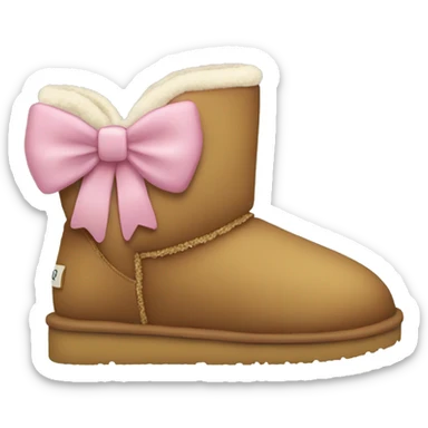 uggs with bow sticker