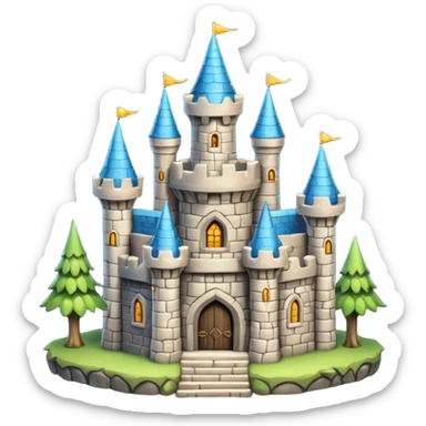 elf castle sticker