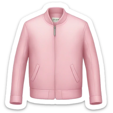 pastel pink jacket sticker