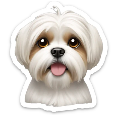 Shih Tzu Maltese dog sticker