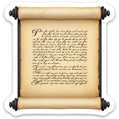 The list of grievances the people of America had with King George III, about how he stripped them of their rights.
 sticker