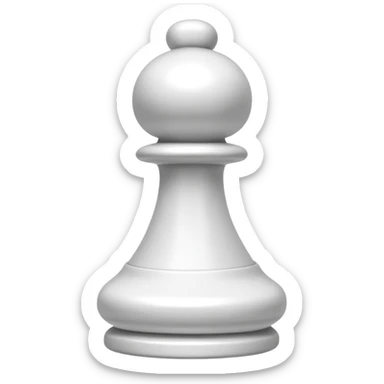 chess pawn sticker