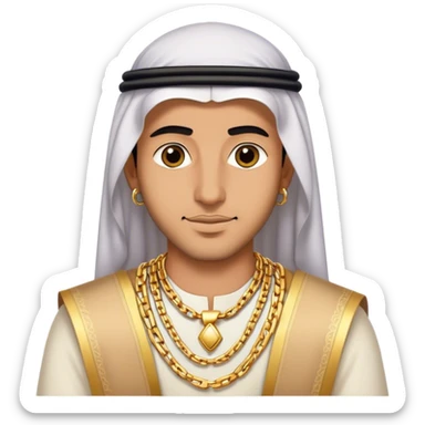 The rich Arab sticker
