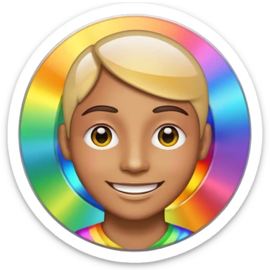 💿 mixed with 🥹 sticker