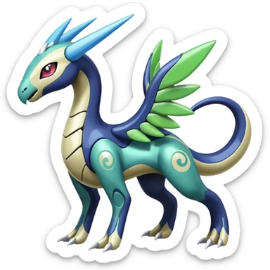 Meloetta-Zygarde-Cresselia-Palkia-Dialga-Electrike-Manectric-Fakémon-fusion, full body sticker