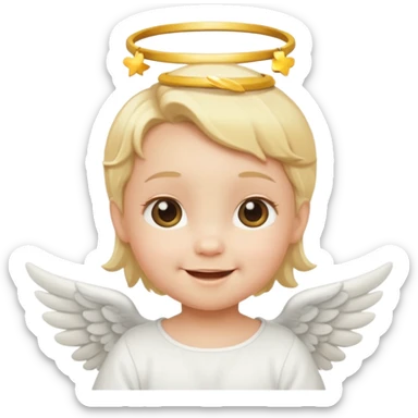 baby angel sticker