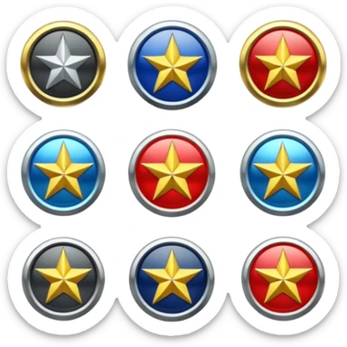 Grados militares sticker