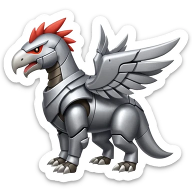 Skarmory-Rhyperior-Herdier-fusion (full body) sticker