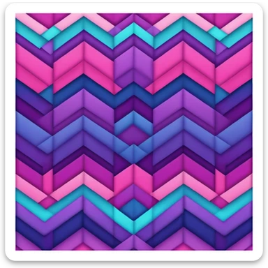 Royal Purple-Magenta-Violet-Indigo-Pink-Blue-Cyan-gradient Aesthetic Scenery Deco sticker