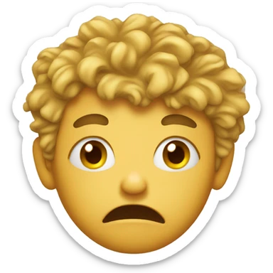 Scrunched up Face  sticker