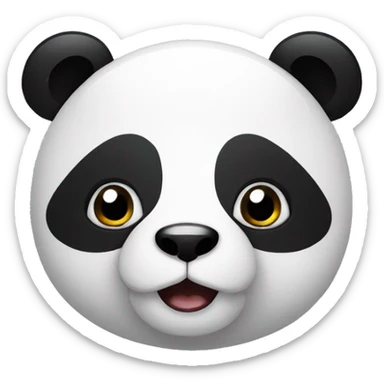 Panda saying liar sticker