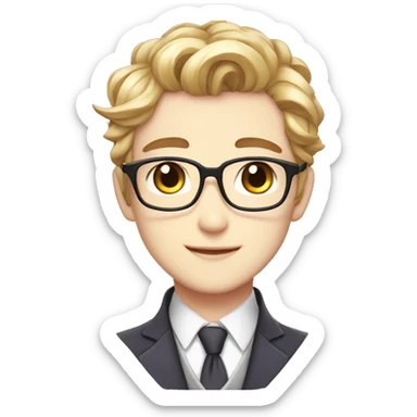 Cute Gorgeous Attractive Anime Pastel Gentleman sticker