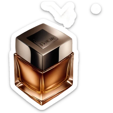 brown Dior parfum  sticker