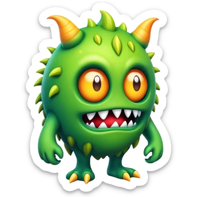 3d dead space monster Lurking Shade sticker