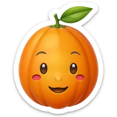 Guaxinim laranja avermelhado  sticker