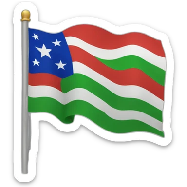 Dardania flag sticker