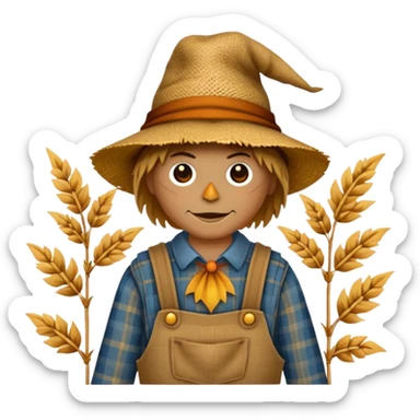 scarecrow sticker