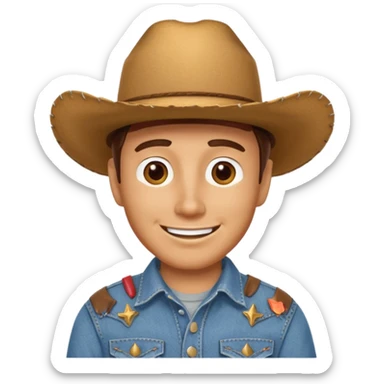 Woody from toystory sticker