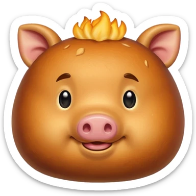 roasted pork sticker