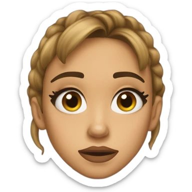 Nervous Jessica Alba sticker