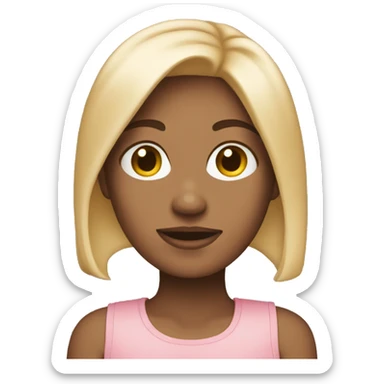 Light pink tote bag sticker