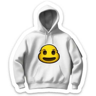 White Stussy graphic hoodie  sticker