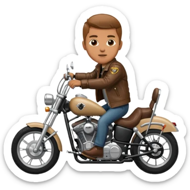 easy rider breaker morant on chopper motorcycle sticker