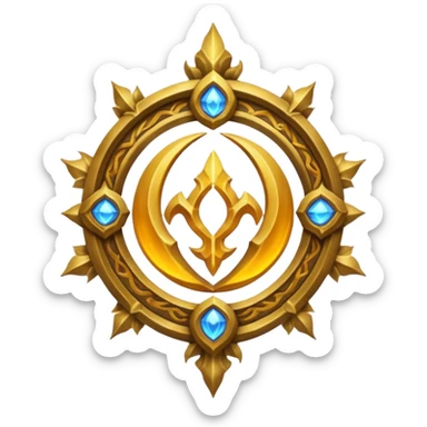 world of warcraft healer icon sticker