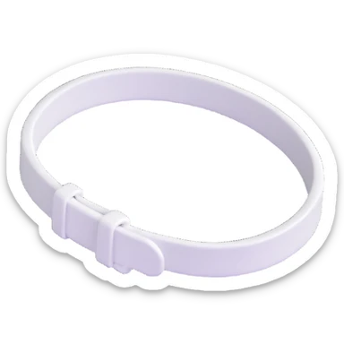 white Whoop band bracelet sticker