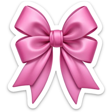 Pink tulips with a bow sticker