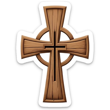 Franciscan tau cross sticker