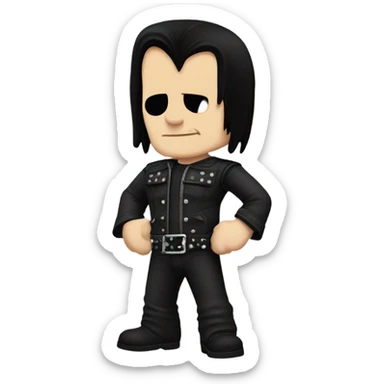 glenn danzig from misfits sticker