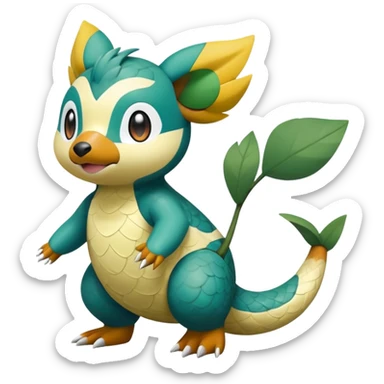 Tepig-Oshawott-Snivy-hybrid sticker