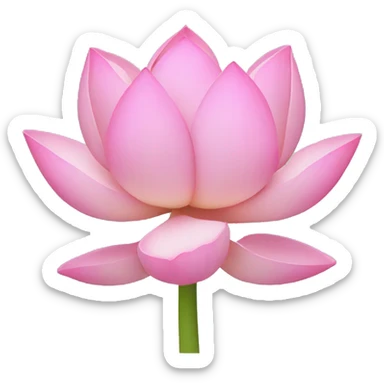 pink lotus flower  sticker