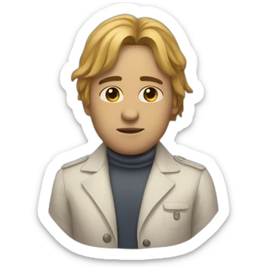 sadness of vice versa which says goodbye sticker