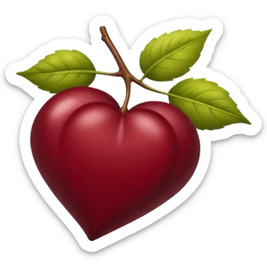 HAZ UN planificador de lista de objetivos en color vinotinto/rojo carmesí brillante, con hojas blancas sticker