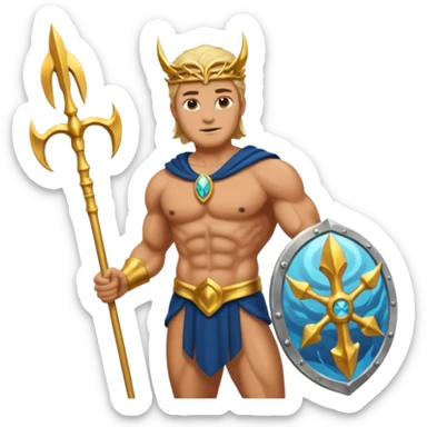 atlantis man OF THE SEA sticker