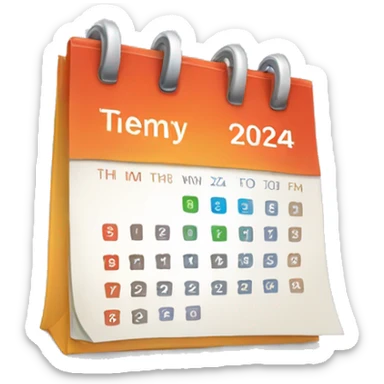 calendar dicember 2024 sticker