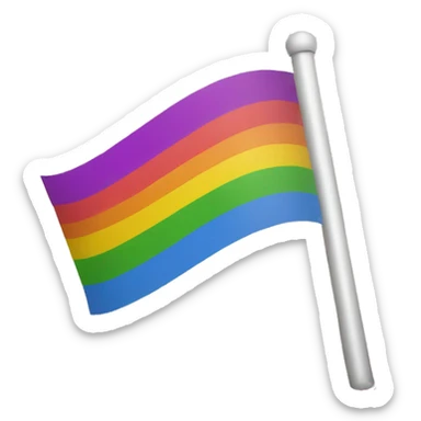 Bandera lgbt gay sticker