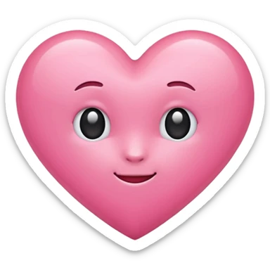 cute heart emoji  sticker