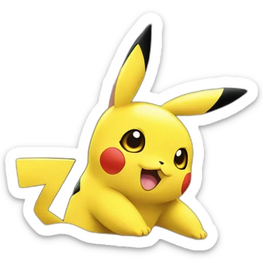 only earpiece pokemon pikachu sticker