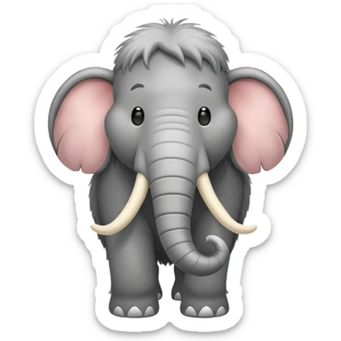 Manny the mammoth from ice age movies sticker