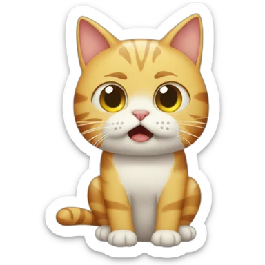 cat-crying-because-he-lost-his-fish sticker