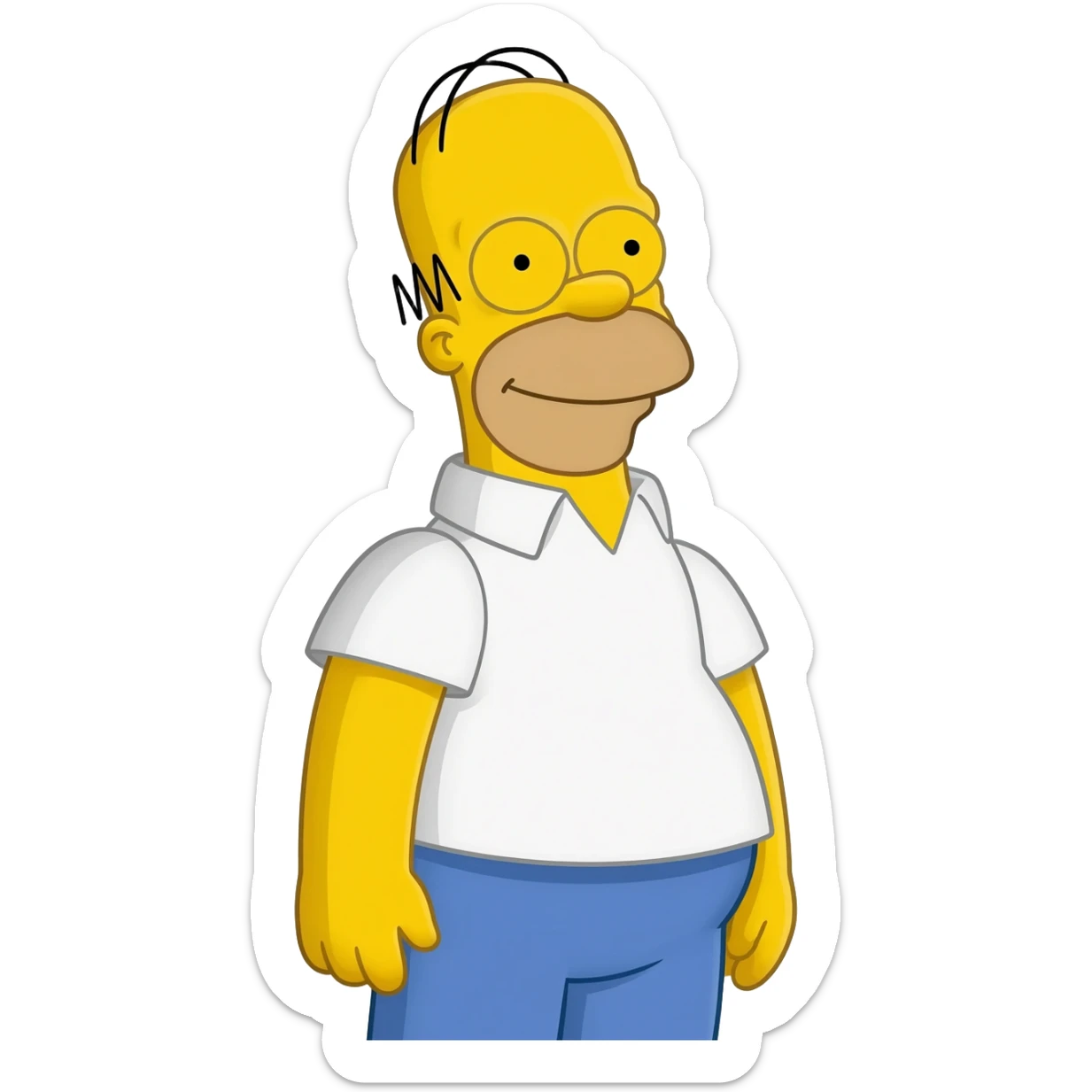Homer simpson sticker