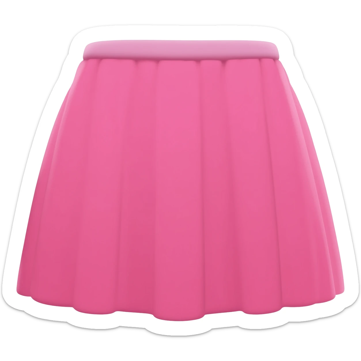 pink skirt sticker