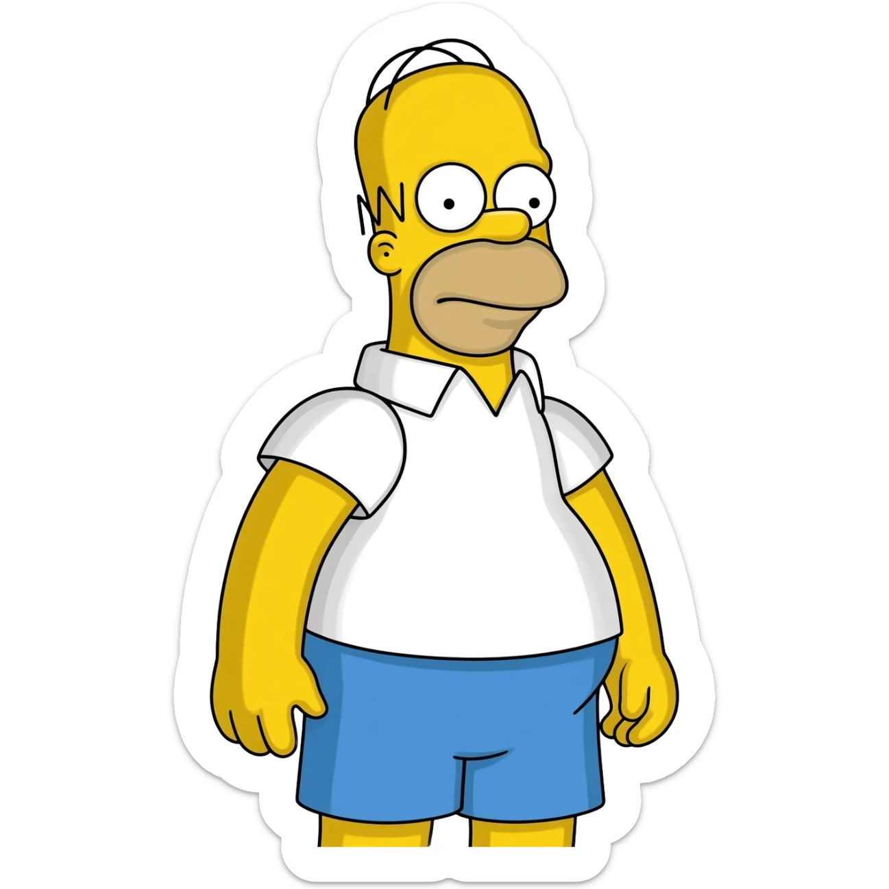 Homer simpson sticker