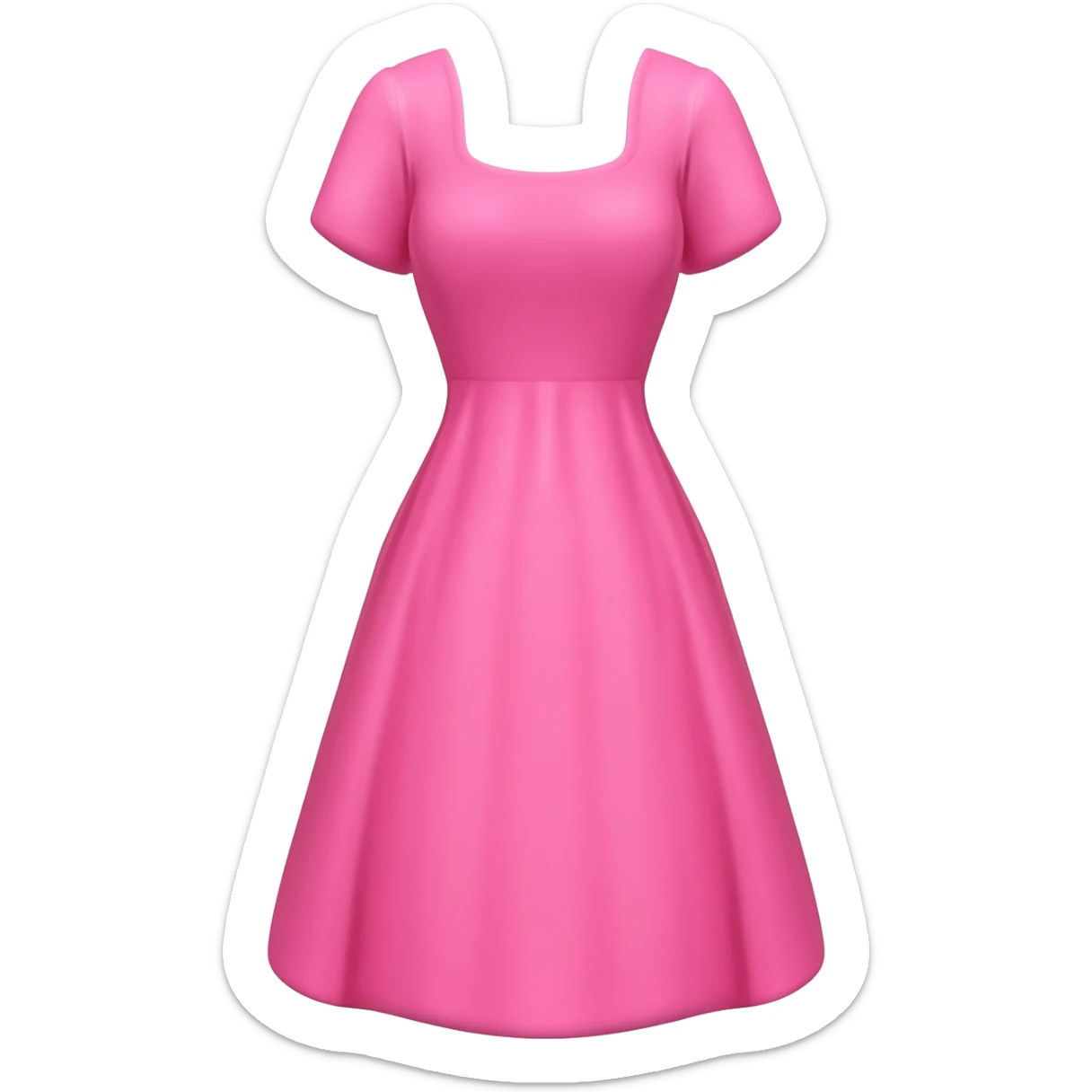 pink dress sticker