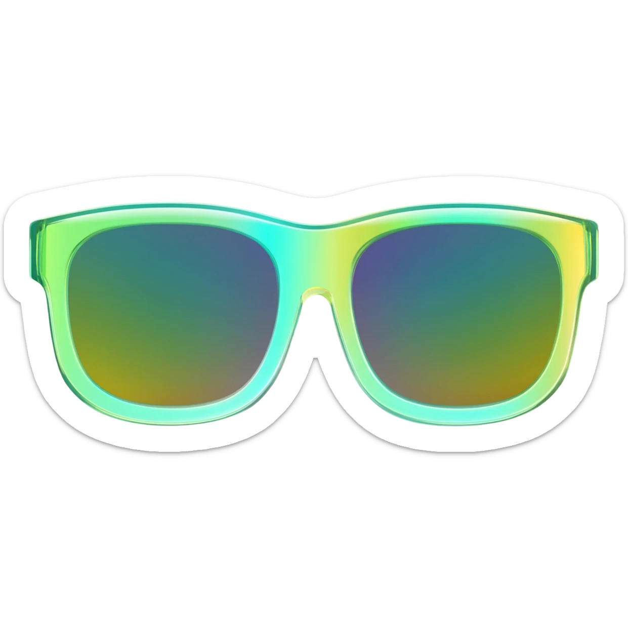 rave sunglasses sticker