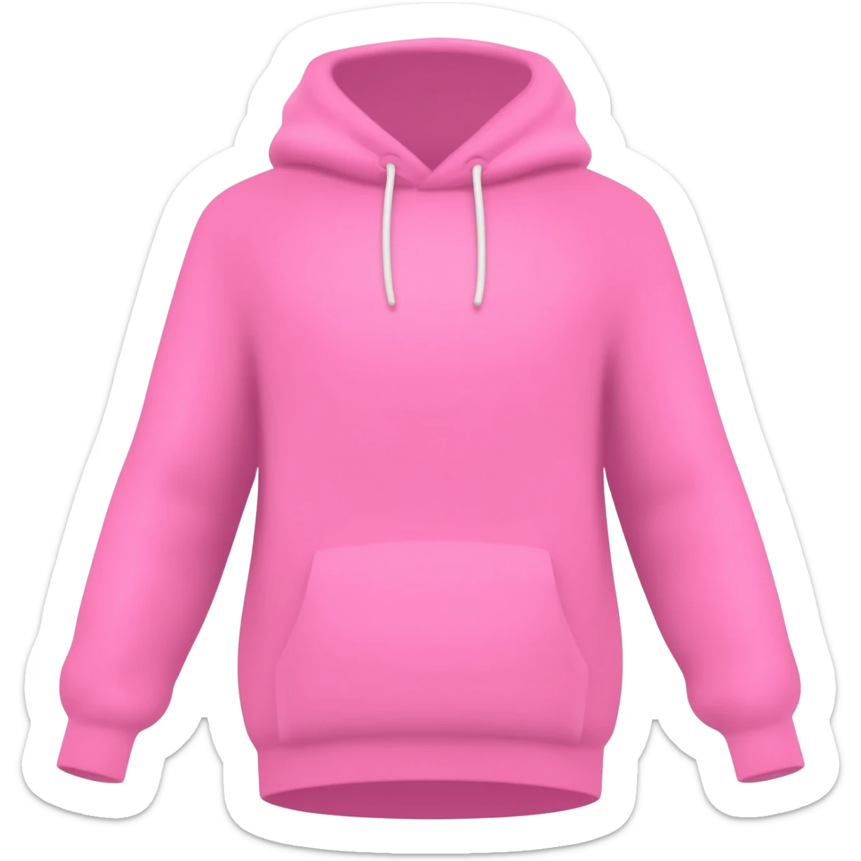 pink hoodie sticker
