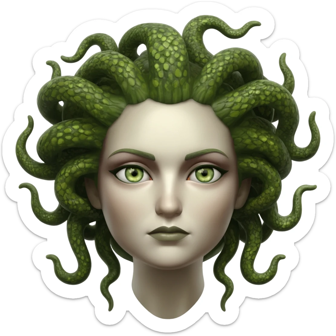 Medusa sticker